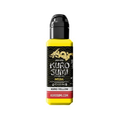 kuro-sumi-imperial-kiiro-yellow-tattoo-ink-eureach-color-reachtattooink-44ml-1,5oz-spicycollective.-swedish-tattoo-supply-spicytattoosupplies.se